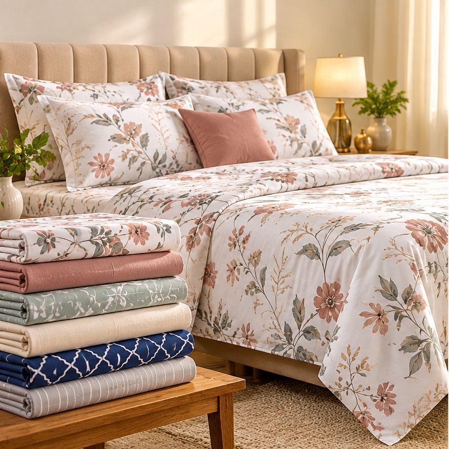 Bed Sheets Supplier and Exporter from India